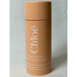 Vintage Chloe Parfums Lagerfeld Paris Perfumed Dusting Powder 1.5oz 42g 45% full
